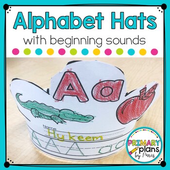 Alphabet Handwriting Hats by Primary Plans by Paris | TpT