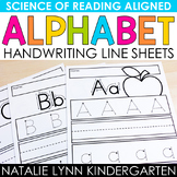 Alphabet Handwriting Letter Formation Lines Worksheets