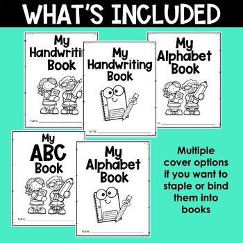 alphabet abc handwriting practice pages by kinderbrations tpt