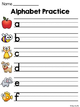 alphabet handwriting practice alphabet tracing letters worksheets