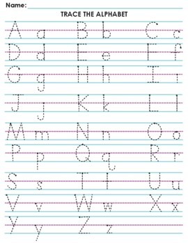 Alphabet Handwriting Practice by MsAlfonso | TPT