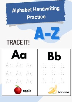 Preview of Alphabet Handwriting Practice A-Z
