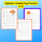 Alphabet Handwriting Practice A-Z | Writing Letters Tracin