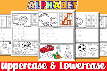 Preview of Alphabet writing Practice | Letter Recognition & Tracing A-Z | Beginning Sounds