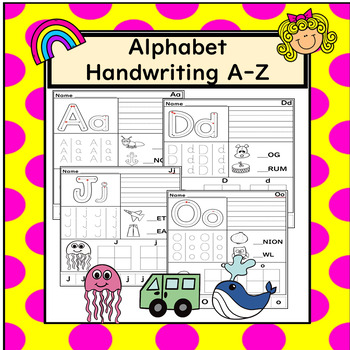 Alphabet Handwriting Practice | Alphabet tracing | Writing Letters ...