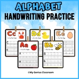 Alphabet Handwriting Practice Letter Tracing | Beginning L