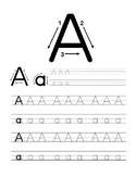 Alphabet Handwriting Practice: Letter Tracing Worksheets