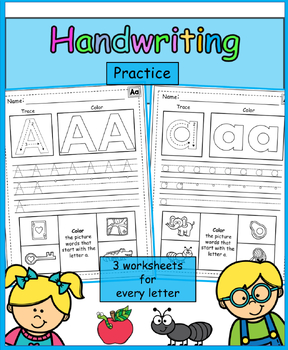 Alphabet Handwriting Practice: Letter Tracing and Printable Worksheets