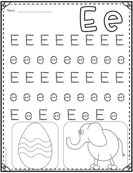 alphabet handwriting practice pages by kingdom of elementary tpt