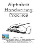 Alphabet Handwriting Practice Set