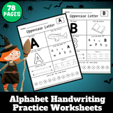 Alphabet Handwriting Practice Worksheets |Morning work  Tr