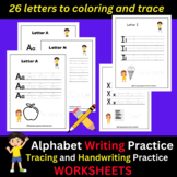 Alphabet Handwriting Practice/Writing Letters Tracing and 