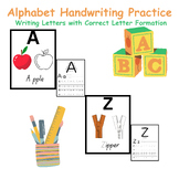 Alphabet Handwriting Practice | Writing Letters with Corre
