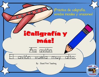 Preview of Alphabet Handwriting Sheets {Spanish}