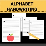 Alphabet Handwriting Templates - Sheets Alphabet Tracing B