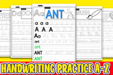 Alphabet Practice Pages Letter Tracing Handwriting Workshe
