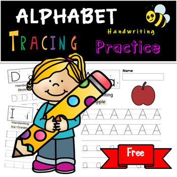 Alphabet Handwriting | Tracing Practice: Upper and LowerCase Letters