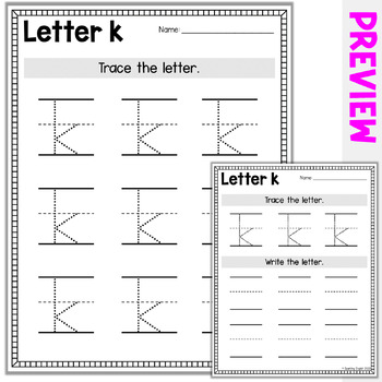 Handwriting Practice Sheets Let's Draw, Handwriting Practice for Kids,  Handwriting Worksheet for Kids, Letter Tracing Worksheet 