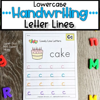 Alphabet Handwriting Worksheets | Lovely Lines Lowercase Edition