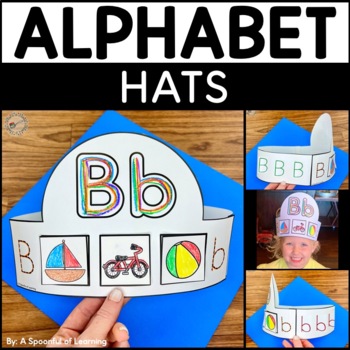 Alphabet Hats A-Z with Beginning Sound Match by A Spoonful of Learning