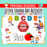 Kindergarten Alphabet Hats Activity + Sound Mouth Picture 