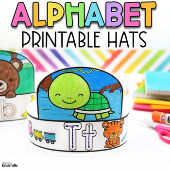 Preview of Alphabet Hats | Alphabet Crowns | Kindergarten PreK Phonics
