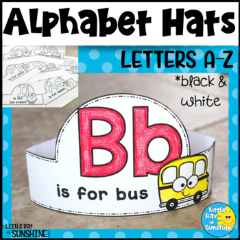 Alphabet Hats Alphabet Crowns Letters A to Z DISTANCE LEARNING | TpT