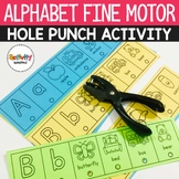 Alphabet Hole Punch Activity / Fine Motor Activities /  Le