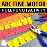 Alphabet Hole Punch Activity - Letters Names & Sounds Trac