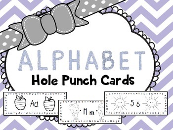 Alphabet hole punch