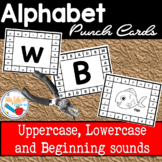 Alphabet Hole Punch Cards: Uppercase, Lowercase and Beginn