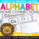 Alphabet Home Links with Letter Lion Science of Reading Pa