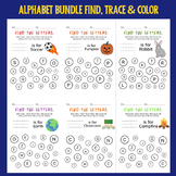 Alphabet Hunt Bundle - Find, Trace & Color the Letter A to