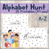 Alphabet Hunt Printable - A to Z Learning Adventure (26 A4 Pages)