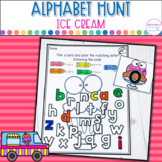 Alphabet Hunt │Ice Cream Upper and Lowercase Letters