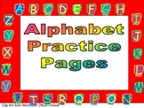 Alphabet Independent Practice- Letter Recognition and Handwriting