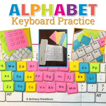 Preview of Alphabet Interactive Keyboard Practice with Giant Keyboard