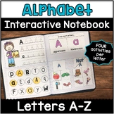 Alphabet Interactive Notebook | ABCs | Kindergarten Letters