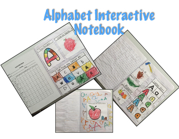 Preview of Alphabet Interactive Notebook Preschool/Kindergarten