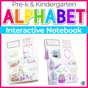 Preview of Alphabet Interactive Notebook for Letter Recognition and Phonetic Awareness