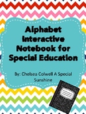 Alphabet Interactive Notebook for Special Education