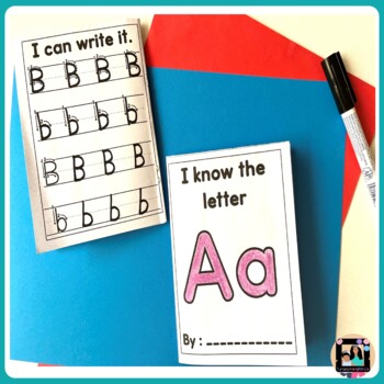 Alphabet Intervention Mini Booklets Print & Fold Letter Recognition ...