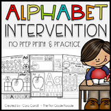 Alphabet Intervention Print & Practice