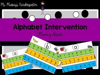 Preview of Alphabet Intervention Sheets