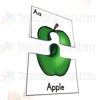 Alphabet Jigsaw Puzzles by Teaching Autism | Teachers Pay Teachers