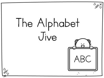 alphabet jive by a little raindrop teachers pay teachers