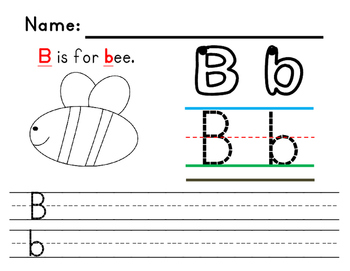 Alphabet Journal Trace and Write by Lisa Sadler | TpT