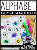 Alphabet Kitty Cat Search Sheets