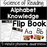 Alphabet Knowledge Flip Book for Phonemic Awareness (Scien
