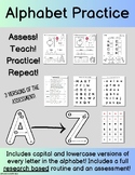 Alphabet Knowledge Resource Kit- Assess, Teach, Practice, Repeat!
